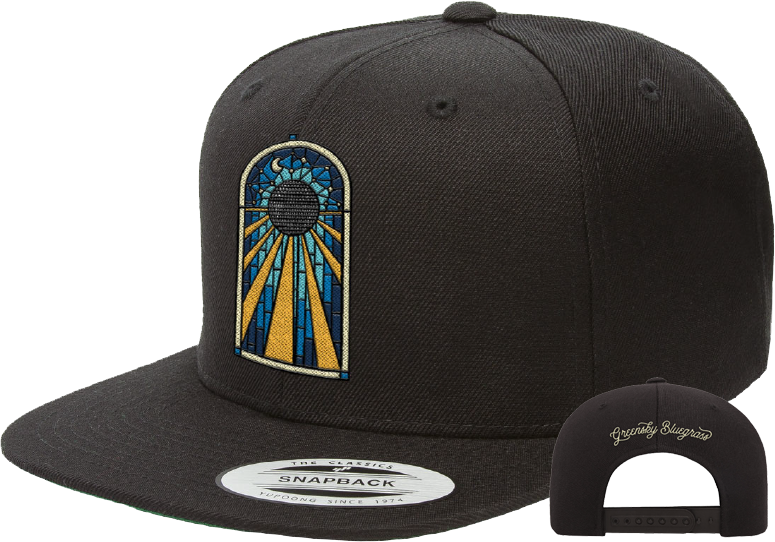 Stained Glass Hat - Black
