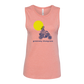 Ladies Jersey Muscle Tank - Scooter Girl