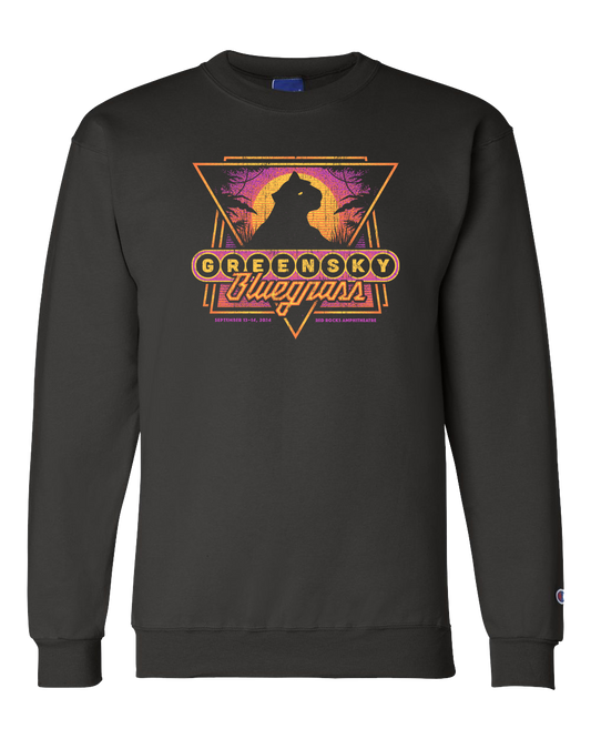 Red Rocks 2024 Panther Crewneck Sweatshirt