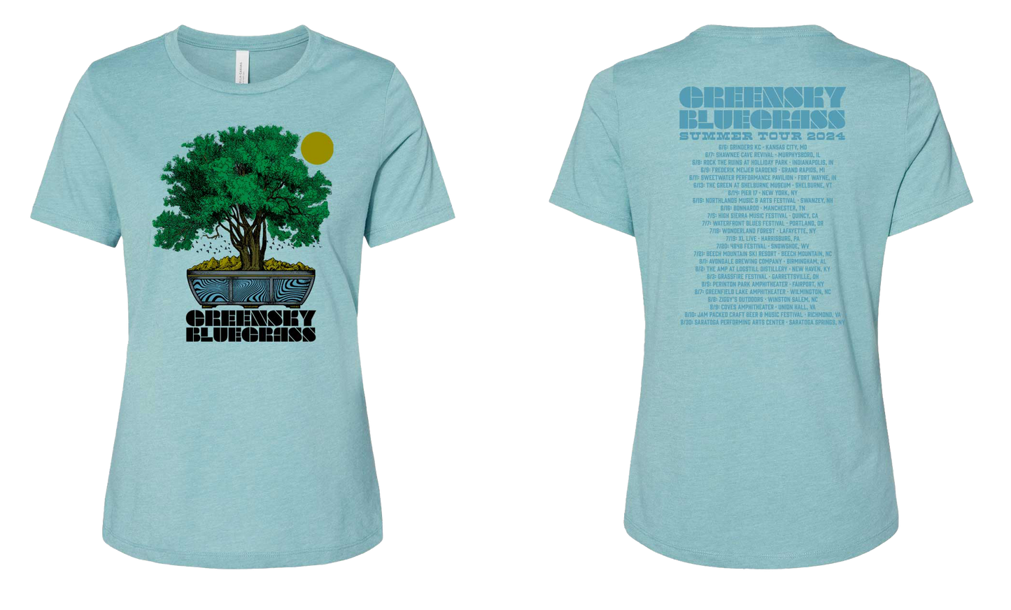 Ladies Summer Tour 2024 Bonsai T-shirt